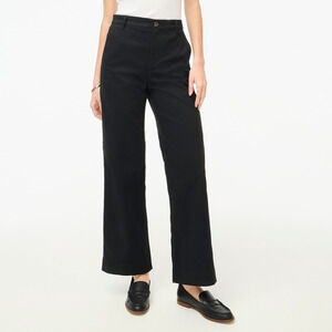 J.Crew Factory Wide-leg chino pant 10